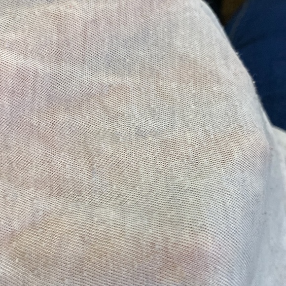 We The Free Destroyed Ombré Batwing Sleeve Opening Top Lilac Combo XS - Picture 7 of 8